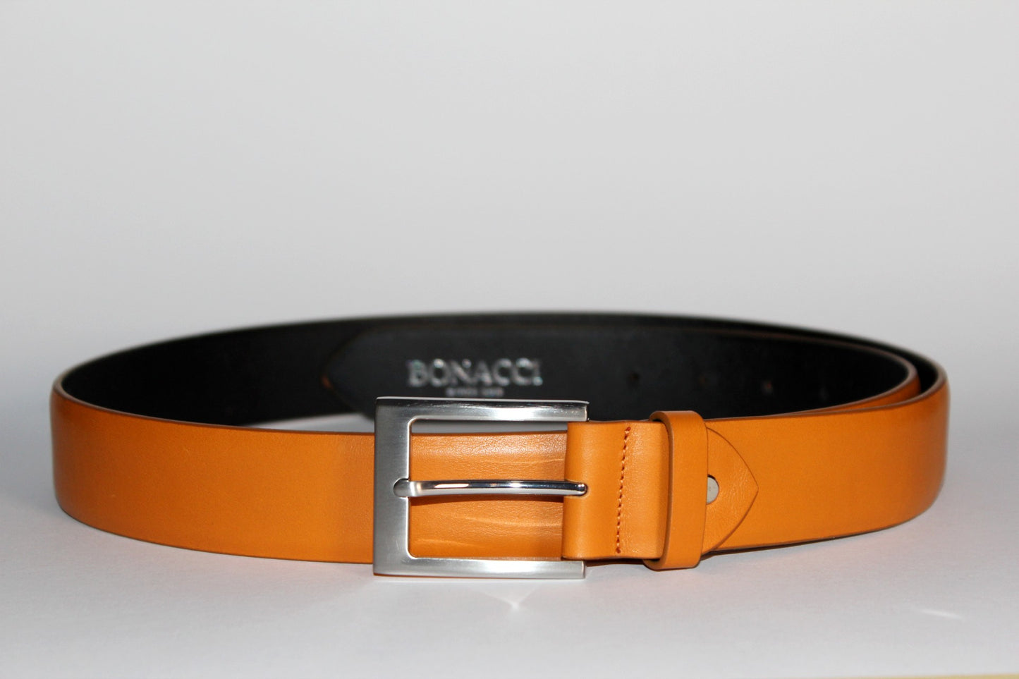 Orange Bourbon 35 hnedo-oranžový opasok