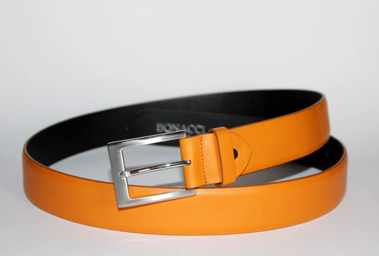 Orange Bourbon 35 hnedo-oranžový opasok