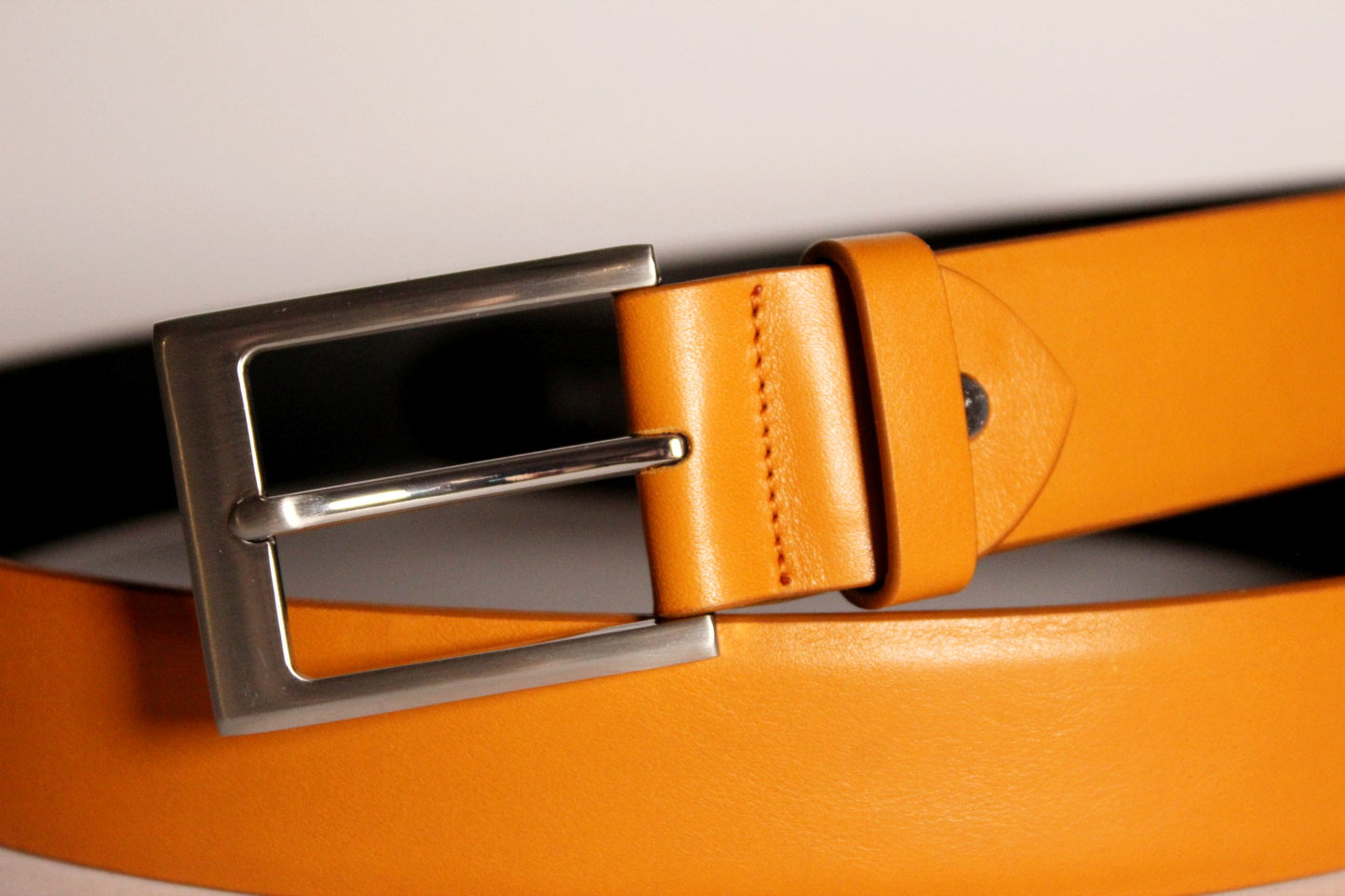 Orange Bourbon 35 hnedo-oranžový opasok